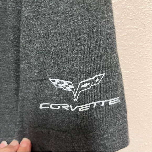 Corvette T-shirt - New Agenda - 2XL Charcoal / Black EUC - Picture 3 of 6